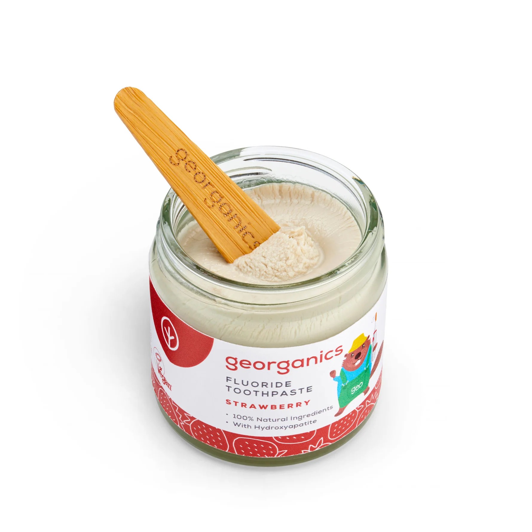GEORGANICS Zahnpasta GeoKids Erdbeere mit Fluorid 60ml