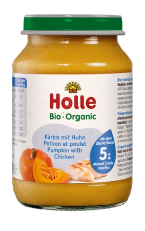 Kürbis mit Huhn Menü 190g