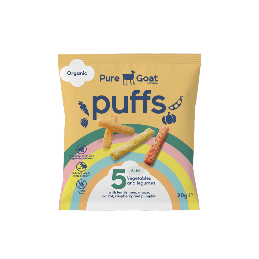 Bio Puffs 5 Gemüse und Hülsenfrüchte 20g