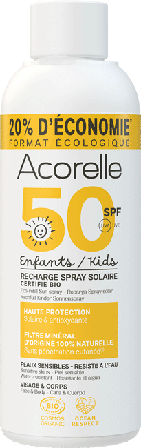 ACORELLE Sun Sonnenspray KIDS Refill LSF50,150ml