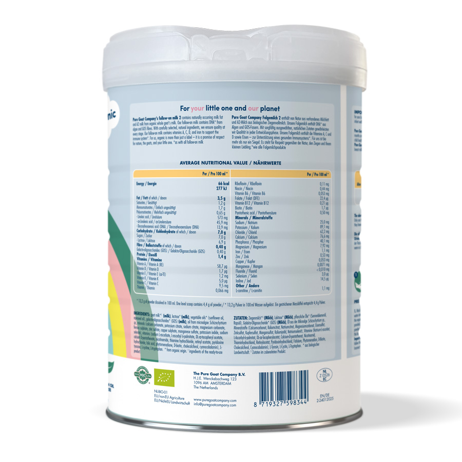 Bio Folgemilch Ziege 2 800g