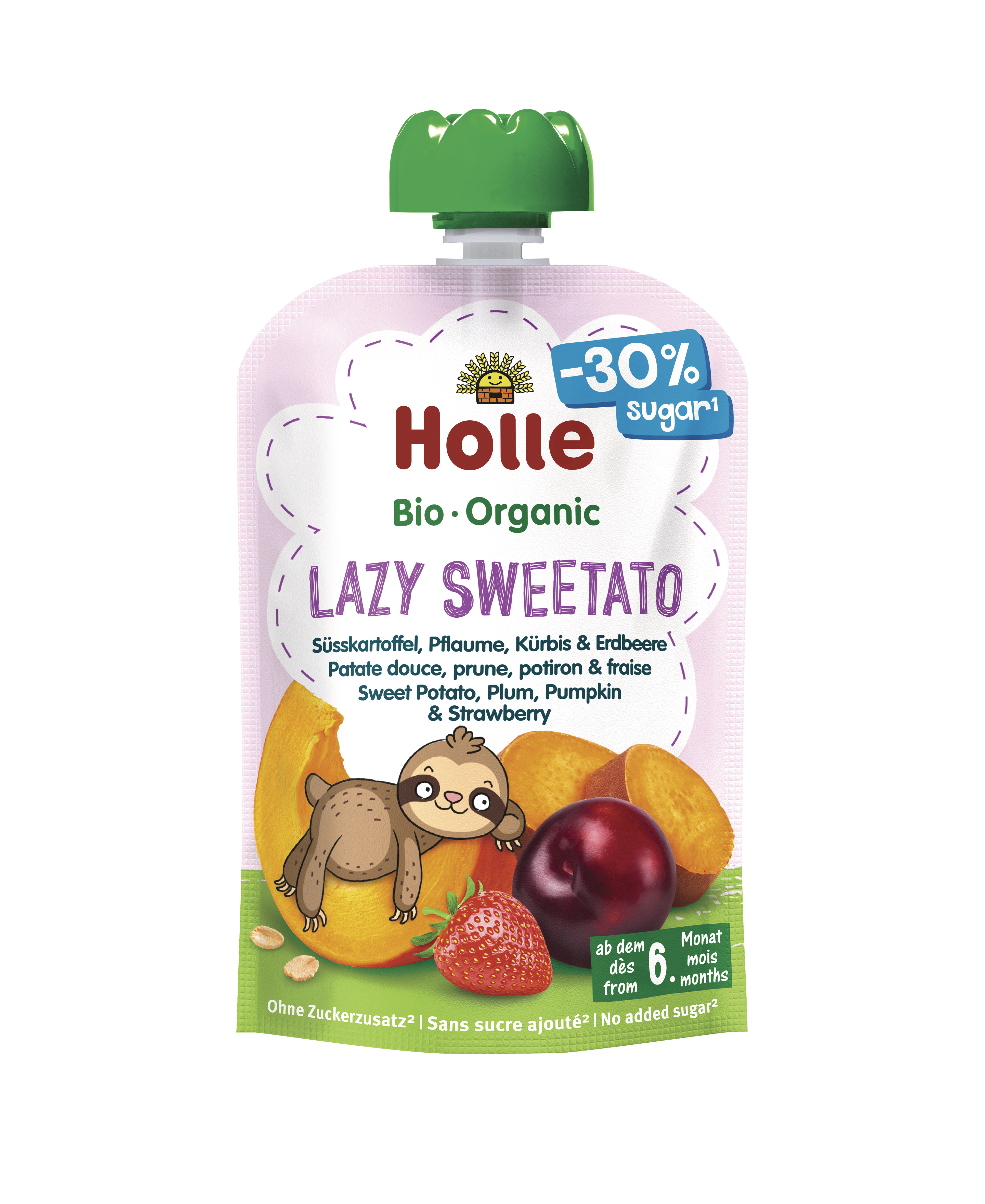 Lazy Sweetato – Süsskartoffel, Pflaume, Kürbis, Erdbeere,Hafer 100g#