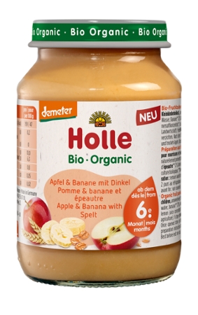 Apfel & Banane mit Dinkel190g