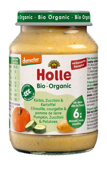 Zucchini & Kürbis mit Kartoffel Gläschen 190g