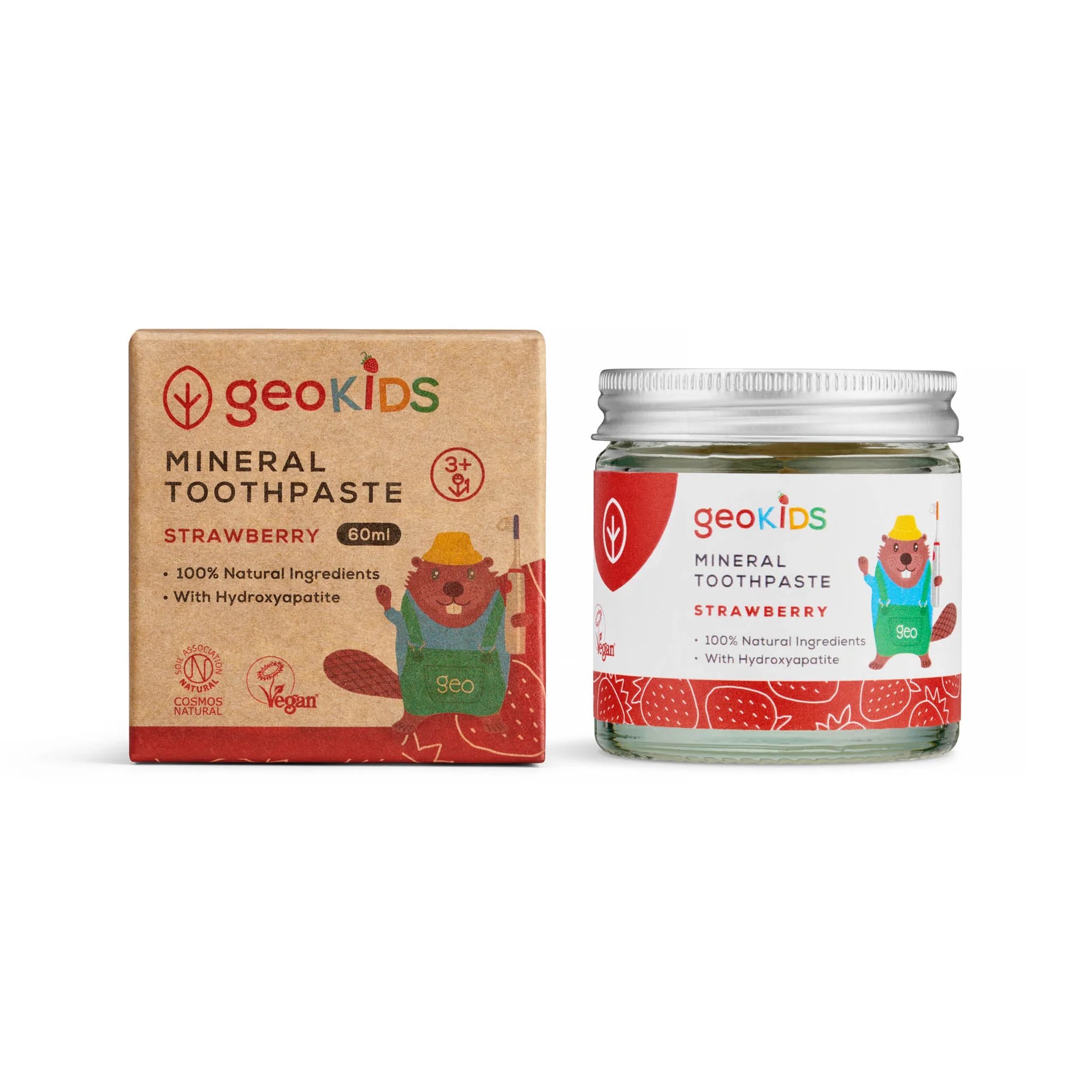 GEORGANICS Zahnpasta GeoKids, Erdbeere 60ml